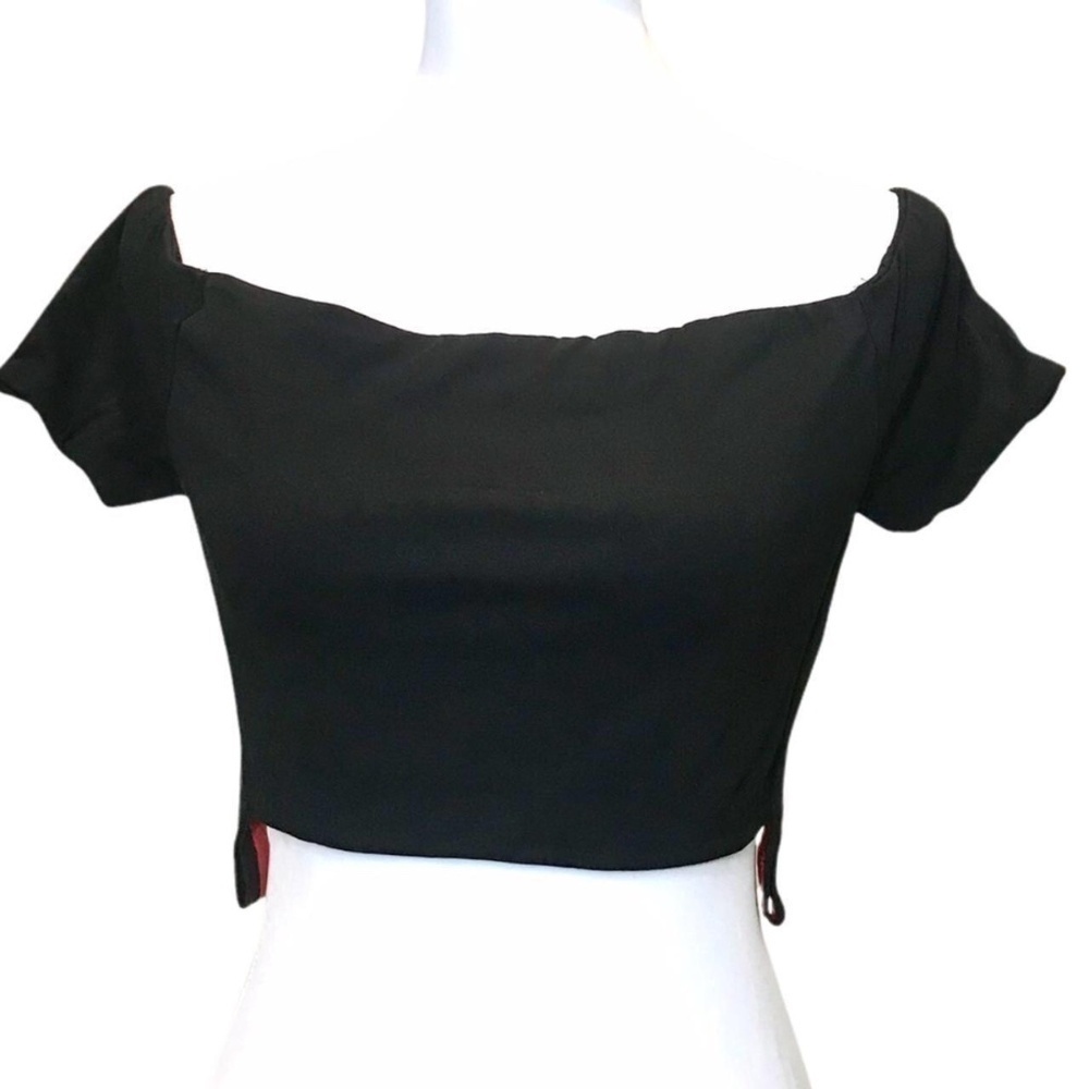 NWT Black Crop Top
